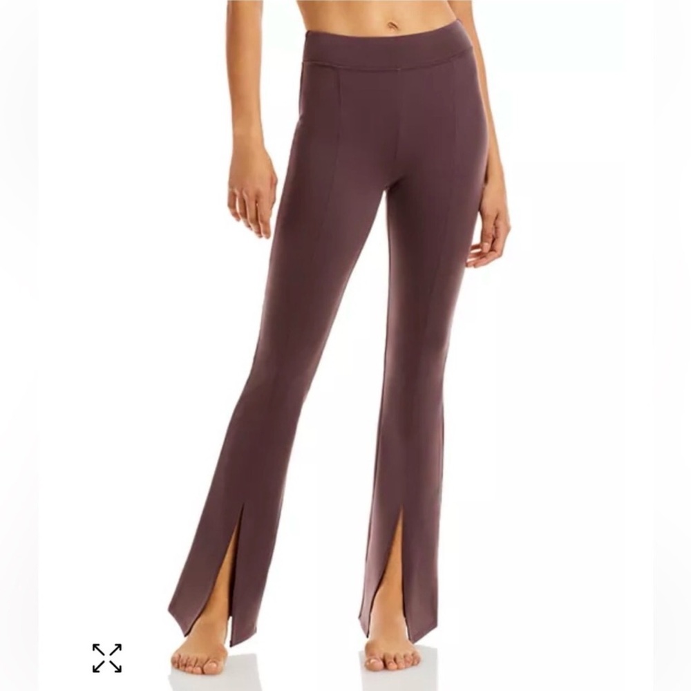 ALO Women's Brown Split Flare Pants